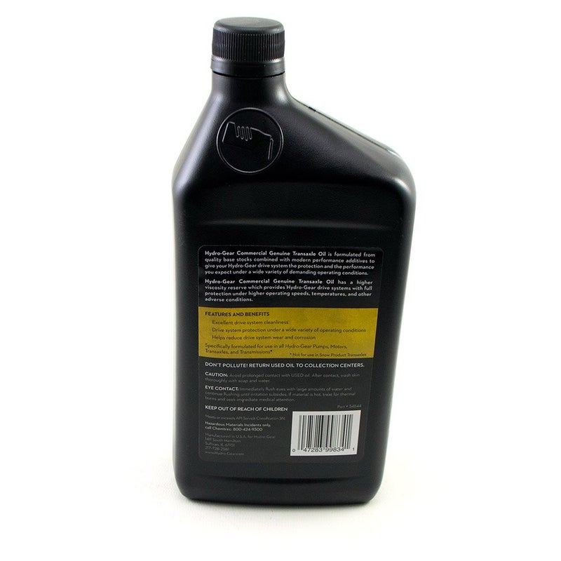 Hydro-Gear Genuine Commercial Transaxle Transmission Oil (1 Quart - 32 Fl. Oz.) - Image 2